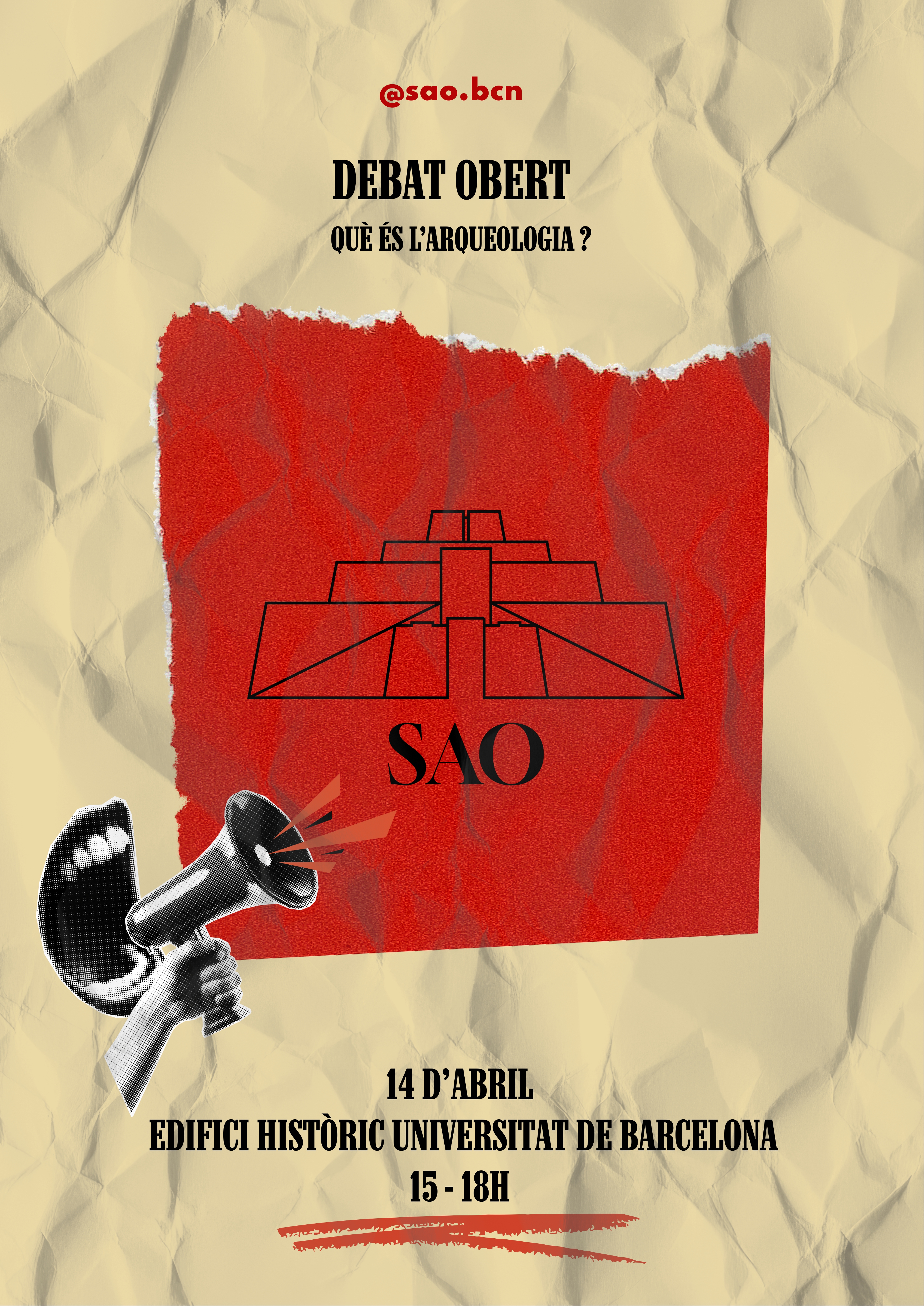 Cartell Debat Obert Arqueologia